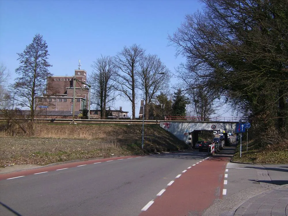 De Klomp: De Klomp, viadukt bij NSstation Veenendaal-de Klomp 2009-03-21 11.19